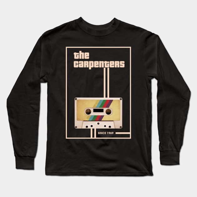 The Carpenters Music Retro Cassette Tape Long Sleeve T-Shirt by Computer Science